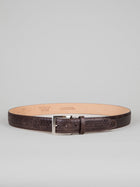 Italian Basket Weave Belt - Brown