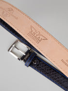 Italian Basket Weave Belt - Black