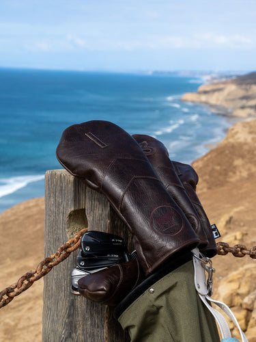 Dormie Chevron Cocoa XL Blade Putter Cover