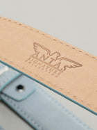 Italian Classic Suede Belt - Soft Blue