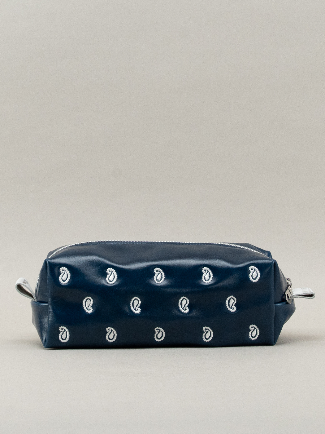 Paisley Toiletry Bag - Navy