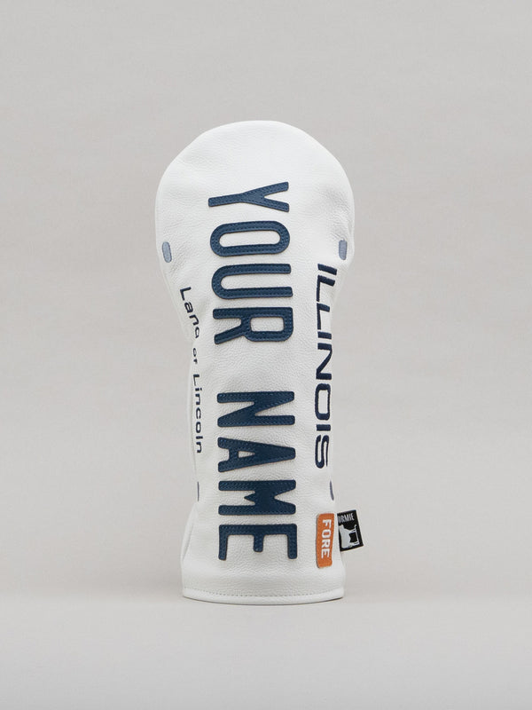 The Lincoln - Illinois License Plate Headcover